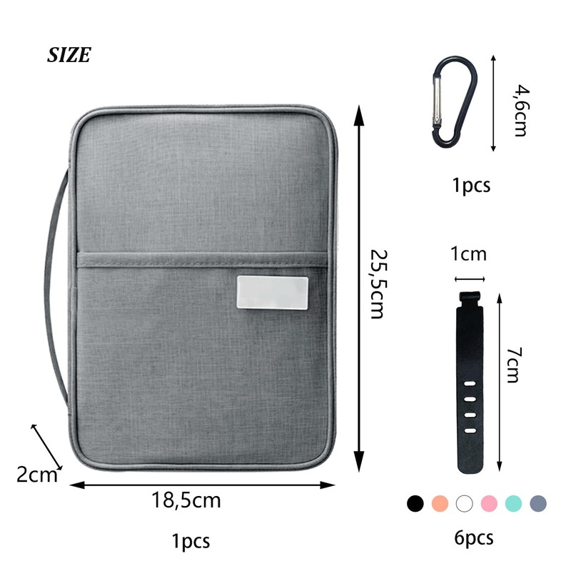 TAFACE 1 Passport Holder with 6 Cable Ties and 1