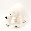 GracesDawn Stuffed Animals - Polar Bear, Lifelike White Polar Bear
