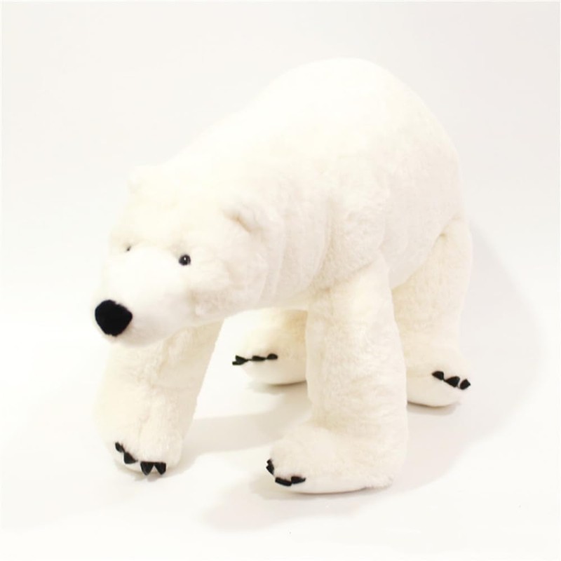 GracesDawn Stuffed Animals - Polar Bear, Lifelike White Polar Bear