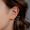 Lansora Mini Tiny Huggie Hoop Earrings Top Upper Ear Cartilage