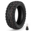 10x2.75-6.5 Scooter Tire, Electric 10 inch Rubber Tubeless Wheels Off-Road