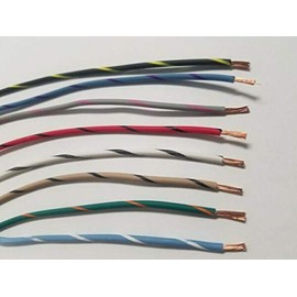 For LOT B 14 AWG GXL HIGHTEMP AUTOMOTIVE POWER WIRE 8 STRIPED COLORS 10 FT EA MALOLIK supplier DIY home & garden, Other Wire, Cable & Conduit