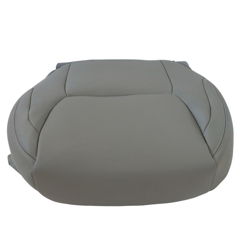FZJDSD Gray Driver Side Bottom Microfiber Leather Replacement Seat Cover