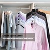 Hangers Space Saving Clothes Hanger 2 Packs Swing Arm Non