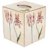 Tulips Paper Mache Tissue Box Cover
