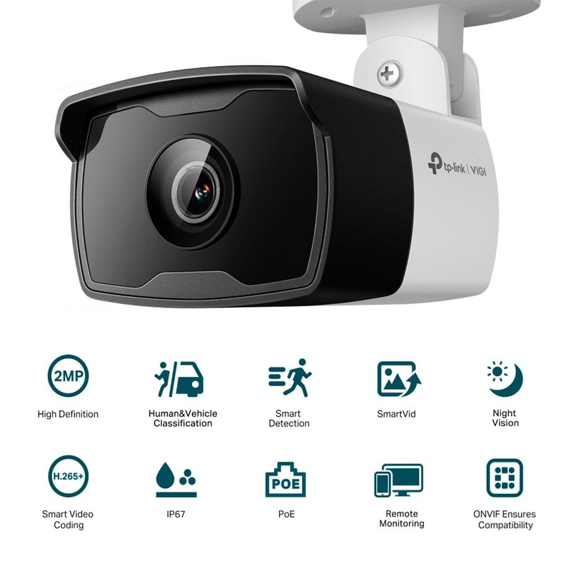 TP-Link VIGI Bullet VIGI C320I Camera 4 mm 2MP IR