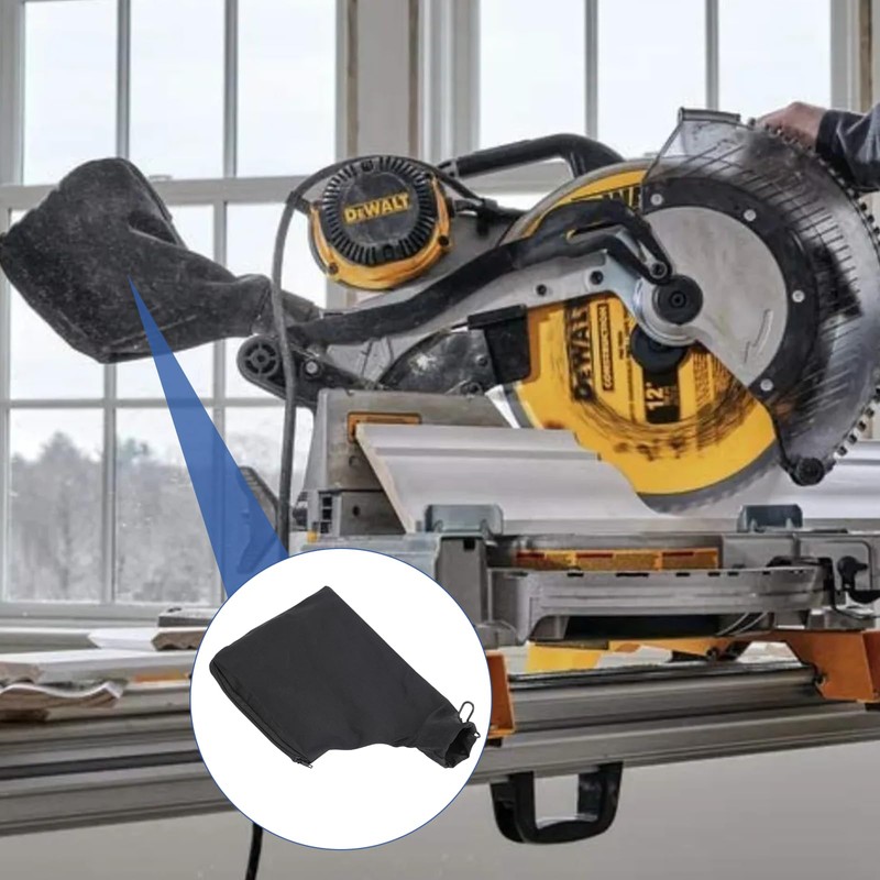 2Pcs Dust Bag for Miter Saw 255 Model Black Dust