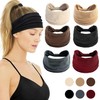 6 diademas anchas BAGOTT en 6 colores con material reversible