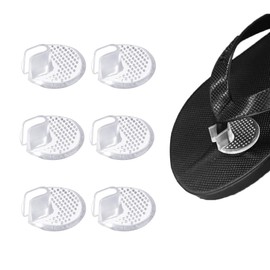 LIKENNY Thong Cover, Anti-chafing Toe Insole, 3 Pairs of Thongs Protection, Shock Absorption, Protective Tape, Footwear, Geta, Transparent, Set of 6, Thongs, Pain Free Goods (Small)