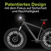 Velmia Spoke Reflectors Set, 36 Pieces, StVZO (German Road Regulation)