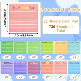 600 Sheets Sticky Notes Set, 76 x 76 mm, Transparent Sticky Notes, Super Waterproof Sticky Notes for Labelling Office Documents or Books, for School, Office, Kitchen, Home