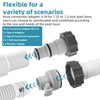 Dimakung 4 Pack 1.25" to 1.5" Pool Hose Adapter A