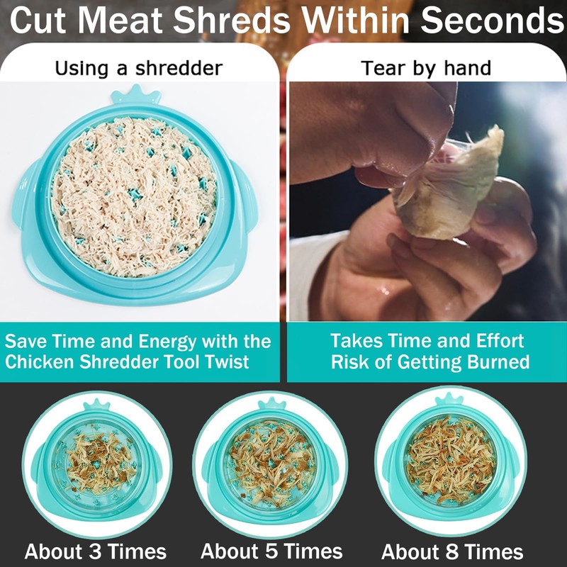 Chicken Shredder Tool Twist Large Chicken Breast Shredder Tool Twist