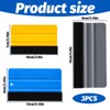 Felt Squeegee for Vinyl, 3 PCS Small Vinyl Squeegee Scraper