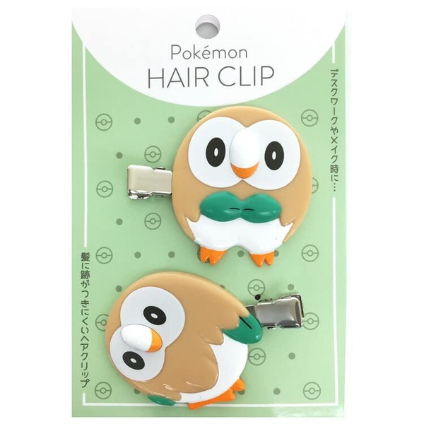 Marimo Craft PKM-674 Pokémon Hair Clip, Mokuro W 2.2 x H 2.2 inches (5.5 x 5.5 cm)