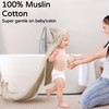 Yoofoss Hooded Baby Towels for Newborn 100% Muslin Cotton Baby