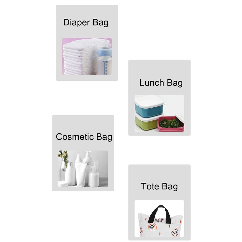 Baby Cloth Diaper Bag Waterproof DoubleLayer Pocket Fashionable Baby Outing