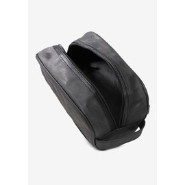 KingSize Men's Big & Tall Travel Toiletry Bag - Big - 0, Black