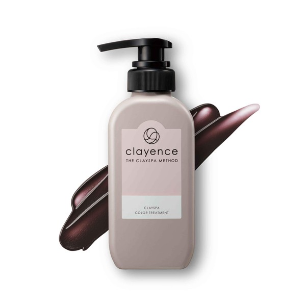 Clayence Color Treatment, Ash Brown, 8.2 oz (235 g), Clay Spa, Coloring, Damage Repair, Color Retention, Additive-Free