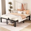 14 Inch California King Bed Frame with Rounded Corner and