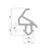 DQ-PP Window Seal, Black, 20 Metres, S-1559 Aluplast, PVC Window,