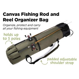 Etna Fishing Rod Case Organizer, 48.5" x 13.5"