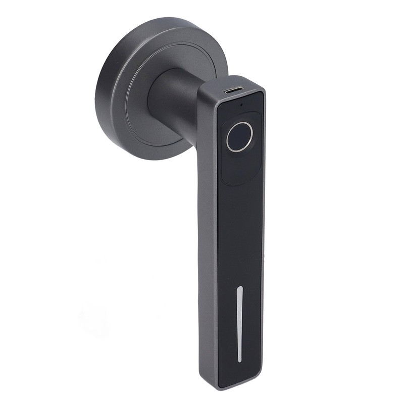Smart Door Handle Fingerprint with 2 Key Fast Recognition Static