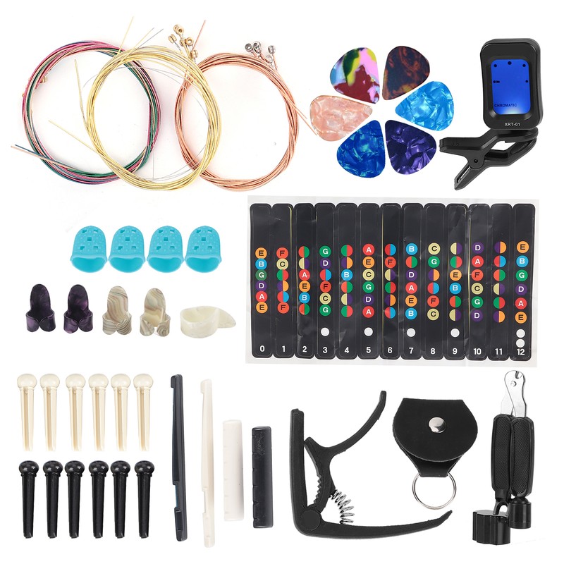 Guitar String Replacement Kit Accessory Set Changing Tool Pack Pick