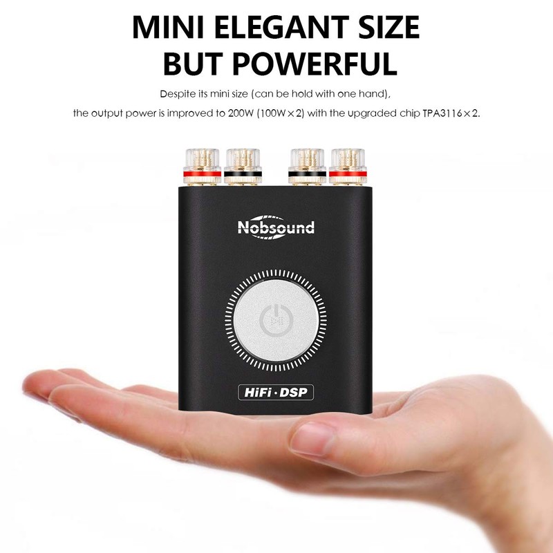 Nobsound NS-20G Mini Digital Power Amplifier Bluetooth Hifi Stereo Amp