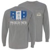 Phi Delta Theta Fraternity Greek Gray Comfort Colors Flag Long