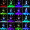 Flacchi Christmas Lights Outdoor with ‎Remote -16.7Ft Waterfall Tree Decoration