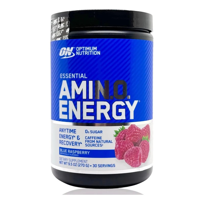 Amino Energy Aminoácidos Sabor Mora Azul 30 Serv. Optimum Nu
