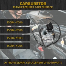 Dasbecan Carburetor Carb Compatible With 2007-2019 Kawasaki 90 KFX 90 KFX50 KFX 50 Replace # 15004-Y006 15004-Y008 15004-Y003 15004-Y005
