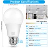 MAXvolador MAXvolador A19 LED Light Bulbs, 100 Watt Equivalent, Daylight