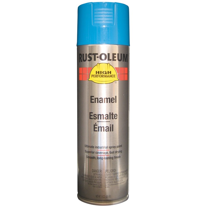 Rust-Oleum High Performance V2124838 Enamel Spray Paint- Safety Blue