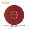 Viaky 30 Pcs 225mm Sanding Discs, 9 Inch 8 Hole