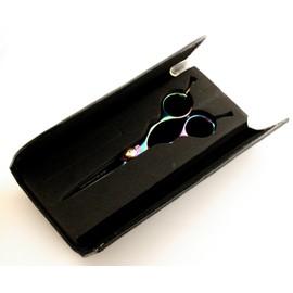 Professional Hairdressing Scissors Titanium 11.5 cm Small Hairdressing Scissors with Case