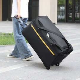 [Overseas] Cross-Border New Multi-Function Travel Lever Bag Large Capacity Foldable Unisex Shoulder Cross Luggage Bag Bubble green 2ea