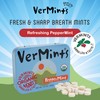 Organic Breath Mints by VerMints, PepperMint Flavor, All Natural, Non-GMO,