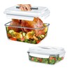 KOMUEE 203oz & 74oz Extra Large Glass Food Storage Containers