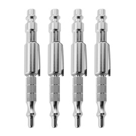 4 x Luftblaspistole, 6,35 mm NPT M-Stil, Blaspistolendüse, Spülwerkzeug, Edelstahl-Kanisterdüsen zur Reinigung von Auto-Computerstaub