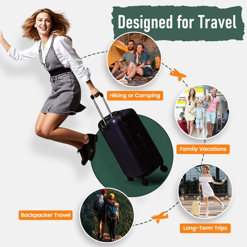 Compression Packing Cubes for Suitcases, Ultralight 8 Set Packing Cubes