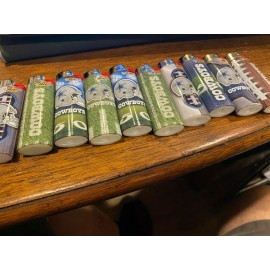 Lot of 5 BIC Dallas Cowboys Lighters Various Styles