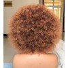 HIHOO Short Afro Wig with Bangs for Black Women Afro