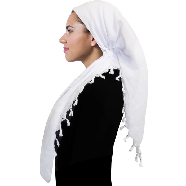 Pretied Head Scarf for Women Lightweight Pretied Bandana Tichel Head