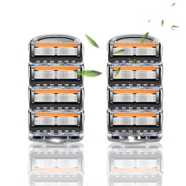 8 Pcs Replacement Blade Razor Headnet Replacement Blade ProGlide Replacement Blade 5 Blades Compatible Manual Razor