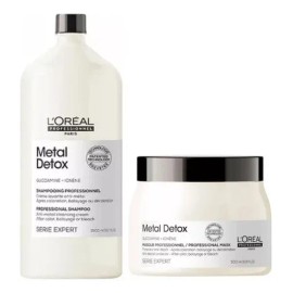 Kit Loreal Metal Detox Shampoo 1500ml  Mscara 500ml                                                                                                   