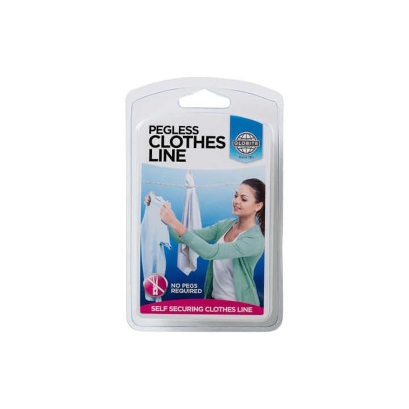 Globite Pegless Clothes Line, White