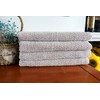 Everplush Diamond Jacquard Bath Sheet 2 Pack in Brown
