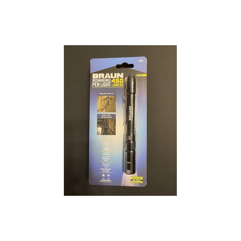 450 Lumen Rechargeable Aluminum Penlight